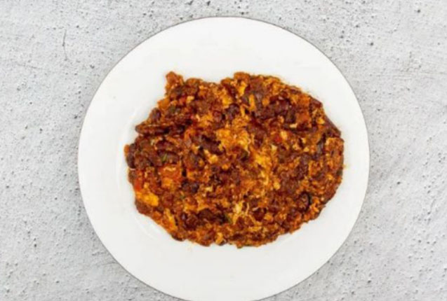 فاصوليا بالبيض